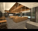 短期間で3Dパース制作します お店の内装パースや外装パースを制作します! イメージ3