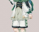 IRIAM可！キャラクター立ち絵制作します live2Dパーツ分けも可能です♪ イメージ6