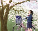 スタンダードプラン　デジタルイラスト作成いたします 動植物、背景などを絡めた人物画がおすすめです イメージ4