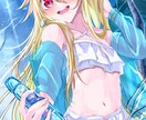 イラスト一枚絵の制作を承ります かわいいオリジナルキャラ、TRPGスチル、配信サムネなど！ イメージ3