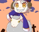 シンプル塗りなデフォルメキャラを作成します はっきりした色使いの好きな方向けです イメージ3