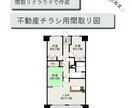 間取りクラウドで不動産チラシ用間取り図を作成します マンションの間取り図を間取りクラウドで作成します！ イメージ1