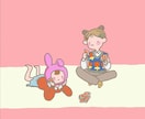 ポップな一枚絵作成します ご要望に沿ったイラストを作成します！ イメージ4