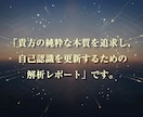 5つの占術を統合し、貴方の本質を徹底的に解析します 心理現象やアプローチ手法を一切排除し、純粋なデータだけを解析 イメージ5