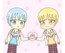 SNS等アイコン用のイラストをお描きします 現役高校生がゆるめのイラストを描いてます。 イメージ4