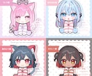 量産イラスト #1 ❀ 制作いたします ✿ #1 パジャマでおすわり 専用ページです ✿ イメージ6
