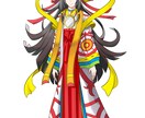 和風・幻想系・神様擬人化のオリキャラ描きます あなただけのキャラクターをイラストにします イメージ1