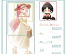 TRPG、動画立ち絵製作受け付けます 等身大、デフォルメどちらも対応可能です イメージ2