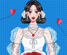 ポップでお洒落なイラストを制作致します 素敵なイラストお届けいたします。 イメージ2