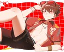 魅力的なキャラクターイラストを制作します 動画、アイコン、ヘッダー、グッズなど！ イメージ6