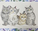 あなたのお宅の猫ちゃん描きます 色鉛筆の柔らかく優しいタッチで イメージ3