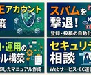 不正アカウント・スパム対策をアドバイスします プロの知見で不正アカウントを撃退！検知から運用ルール策定まで イメージ1