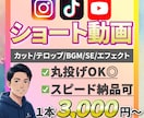 ショート動画編集 ｜ SNS向けに世界観を整えます 伝わる構成と見やすさにこだわった編集を行います イメージ1