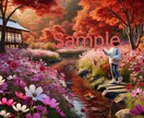 AI画像（完成品）出品します お花畑にいるかわいらしい女の子です イメージ3