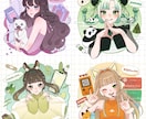 ポップで可愛い！心ときめくイラストをお描きします アイコン/配信・グッズ用/立ち絵/ミニキャラ等幅広く対応◎ イメージ3