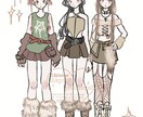 可愛いイラストを制作します おしゃれやファッションにこだわった作品制作をします イメージ1