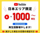 YouTube動画の日本再生回数を増やします ⭐️期間限定特別価格⭐️日本エリア限定⭐️高品質 イメージ1