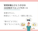 管理栄養士が食事を分析し30日伴走サポートします 頑張ってるのに痩せないを卒業し、自然に体重が落ちる習慣へ イメージ4
