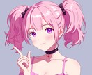 3名さま限定！可愛い女性イラスト描きます アニメ塗りで、可愛い女性イラストを描きます。 イメージ1