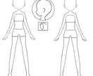 Live2D対応！女の子型イラスト3種から選べます 選べる3型！Live2D用パーツ分けイラスト イメージ4