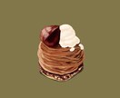 SNSに使えるほっこり食べ物イラスト描きます 見て落ち着く、丁寧な仕上げの食べ物イラスト イメージ5