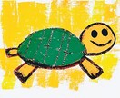 我が子の落書きや絵を飾れるアートにします 我が子との大事な絵をずっと思い出せるように イメージ1