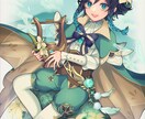 1枚絵、アイコン・ヘッダー等のイラスト制作します オリジナル・版権キャラ問わずお描きします！ イメージ1