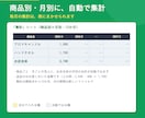 売上を自動集計するExcel管理表を作成します 日々の売上入力から集計まで、見える化します イメージ4