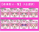 立ち絵＋ミニキャラセットを制作します 4/22〜5/2までの期間限定価格!! イメージ2