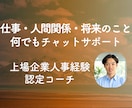 キャリアコーチがチャットで仕事の相談に乗ります 不安定な気持ち、ストレス、将来の不安を言葉にしてみたい方 イメージ1
