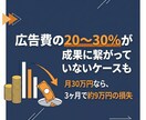 広告費の無駄を徹底診断します 今すぐ直すべき箇所を明確化｜3ヶ月改善設計付き イメージ4
