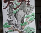 手描きポスターや各種下絵描きます 手描きで深い日本画などの繊細な絵など イメージ1