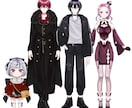 あなただけの愛されVtuberを全行程制作します コスパ◎！　個性溢れるモデルに命を吹き込みます イメージ3