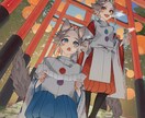 イラスト制作いたします 1枚絵、立ち絵、バストアップイラストなど制作します！ イメージ6