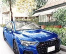 自動車のイラストを手描きで仕上げます 自動車のイラスト制作をお気に入りの写真から描きます。 イメージ1