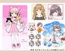 商用込み！ふんわりかわいい系イラストお描きします ちびキャラ・等身絵・アイコン・イラスト全般描きます イメージ2