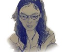 修正無料　似顔絵SNSアイコン描きます ニュアンス仕上げ白黒似顔絵（漫画風） イメージ10