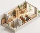 鳥瞰図作成×家具提案で理想の空間を実現します インテリアと家具のトータルコーディネート イメージ4