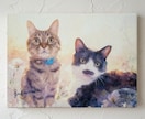 うちの子ペット似顔絵を水彩画キャンバスで制作します 犬・猫・うさぎ・人｜プレゼント・メモリアルにどうぞ イメージ5
