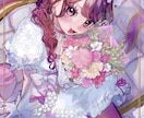 目を引く色鮮やかなイラストを描きます アイコンやサムネに！厚塗りできらきらかわいいイラストです イメージ4