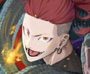 かっこよくて印象に残るSNSアイコン制作します 一目で印象に残るキャラクターを描きます イメージ4