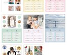 １０部〜OK!オリジナル壁掛けカレンダー作成します ご家族やサークルなどの写真・イラストで1年を彩りませんか？ イメージ2