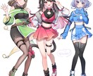 立ち絵や一枚絵、SDキャラ等描きます 可愛く且つ美しいイラストを描きます イメージ7