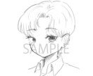 あなただけのシンプルなモノクロイラスト描きます かわいくてノスタルジック。シンプルだからかわいい。 イメージ4