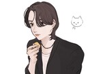カラフルもモノクロも!お好みのイラストを作成します SNSアイコンやイベント、創作等にご活用いただけます! イメージ2