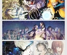 総額6千円!サムネ、歌みた、立ち絵、一枚絵描きます 幅広い絵柄と丁寧なやりとりでイメージ通りの絵を提供します イメージ9