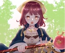 アニメ系の女の子イラスト制作いたします ゲームの立ち絵や小説の表紙など用途に合わせてご相談ください イメージ9
