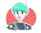 アイコン・似顔絵・イラス描きます レトロでポップなアイコンを、最短1日でお描きします！ イメージ3