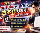 YouTube TikTokの台本を作成します 視聴者層に向けて色々なアプローチができます イメージ1