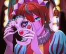 二千円バストアップ★シンプル塗りイラスト描きます 激安価格！お試しで依頼してみませんか？ イメージ4